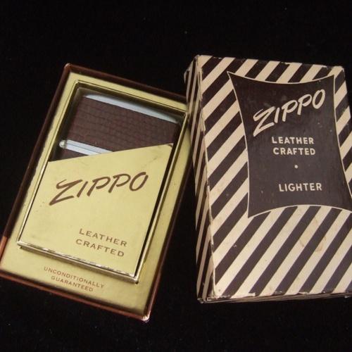1952年　レザーラップ　MIB　【ZIPPO】