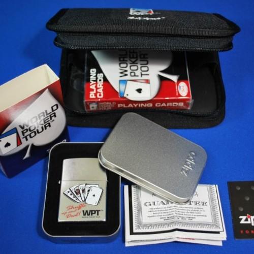 World Poker Tour ライター＆カードセット【ZIPPO】