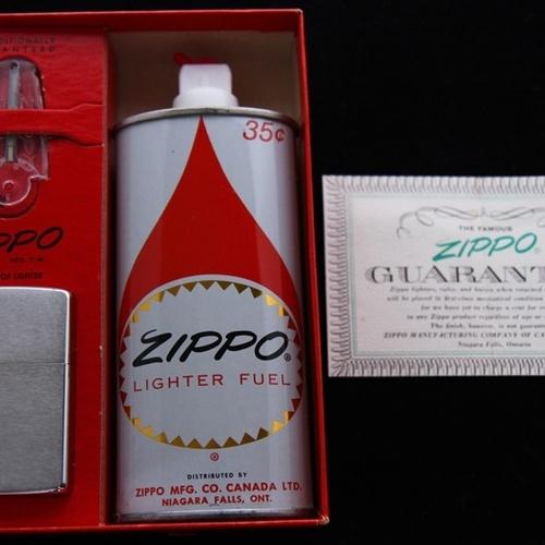 カナダ工場製　ギフトＢＯＸ入り　フリント・オイル缶セット　 【ZIPPO】