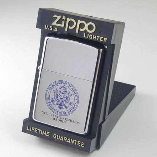 1992年製　 アメリカ　大使館　マドリード 【ZIPPO】