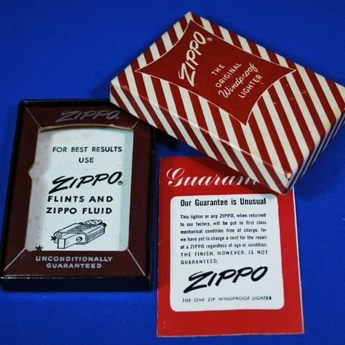 1957-61　赤キャンディーBOX　インストラクション付【ZIPPO】