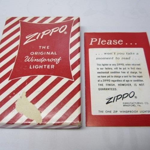 1957～1961年製　赤キャンディーBOX　インストラクション付【ZIPPO】