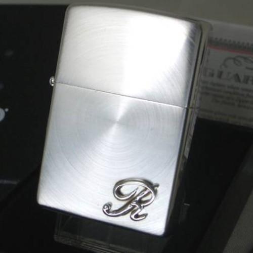 シルバーメタル　イニシャル “R”【ZIPPO】