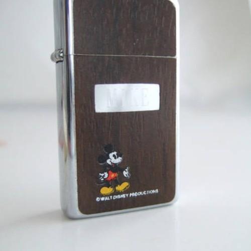 1977年製　ミッキーマウス　ウッドグレイン 【ZIPPO】