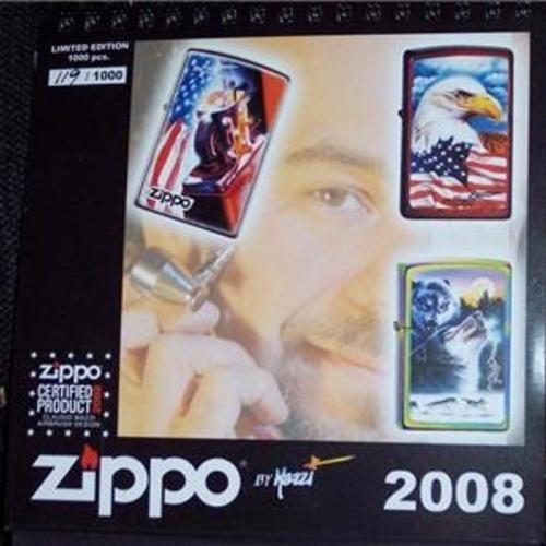 2008年　MAZZI サイン入り カレンダー【ZIPPO】