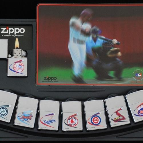 MLB Zippo & Display Set 【ZIPPO】