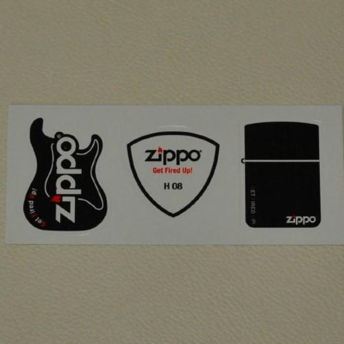 ZIPPOギター＆ピックステッカー【ZIPPO】