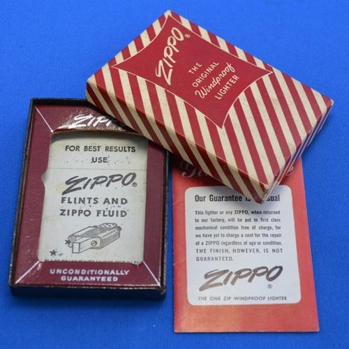 1957～1961　赤キャンディーBOX　インストラクション付【ZIPPO】